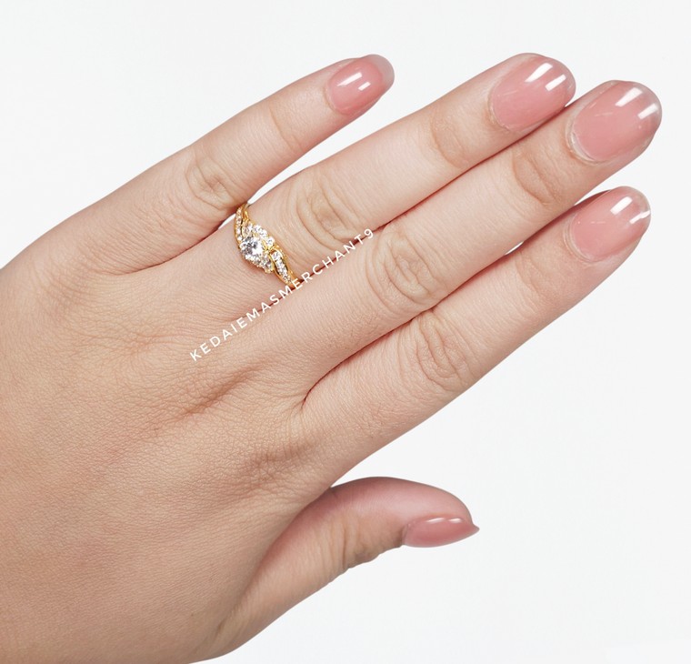 Merchant9 Cincin Emas Permata 6079