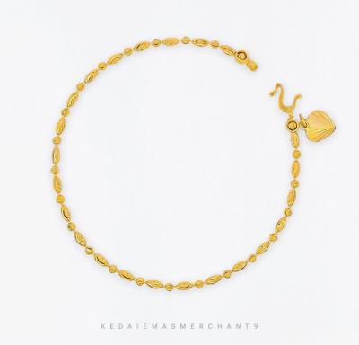 Merchant9 Rantai Tangan Biji Ketumbar Biji Sawi L:0.15CM