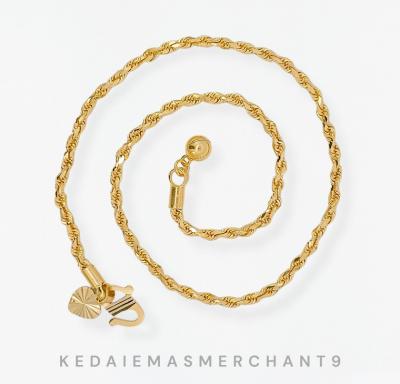 Merchant9 Rantai Kaki Pintal Padu L:0.2CM