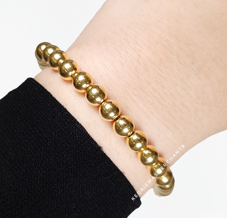Merchant9 Rantai Tangan Pearl Polish L:0.4CM