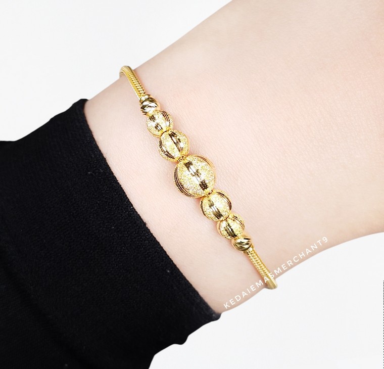 Merchant9 Rantai Tangan Choker Belut Candy Marble II