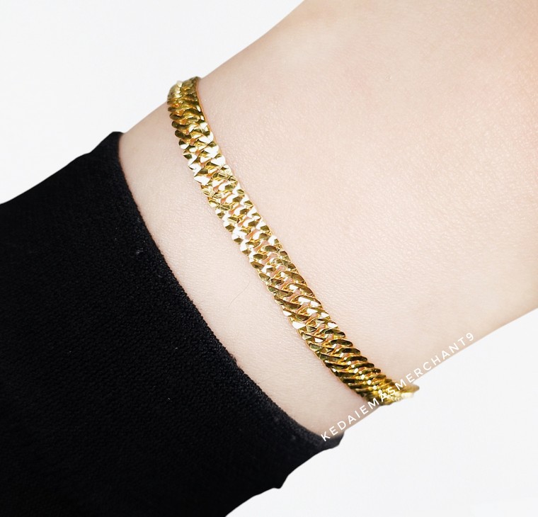 Merchant9 Rantai Tangan Kait 2 Padu L:0.45CM