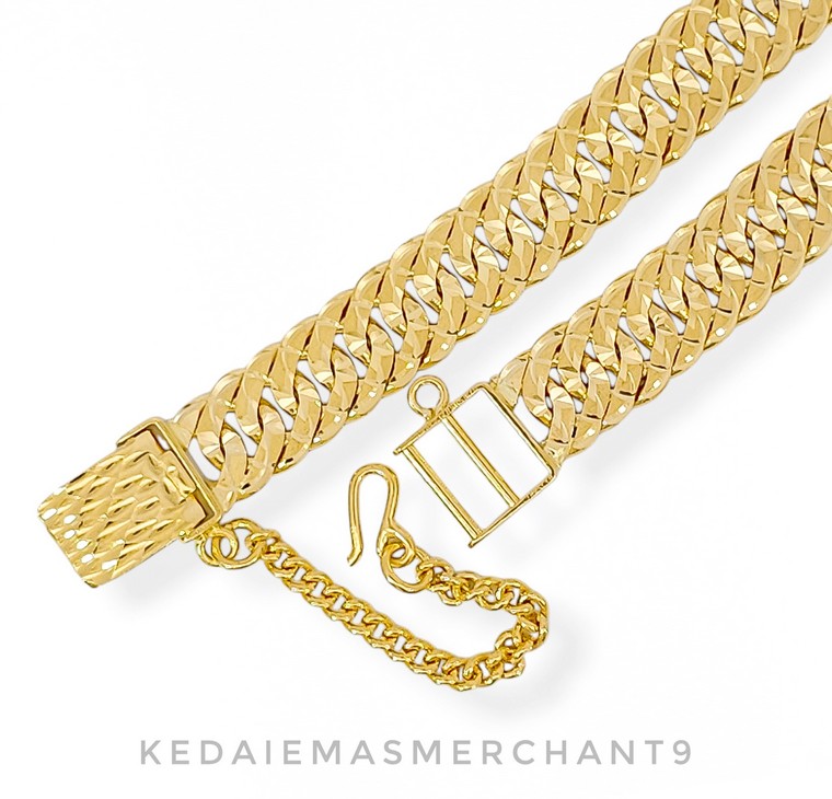 Merchant9 Rantai Tangan Dilwale Padu L:0.85CM (KLIP PETAK)