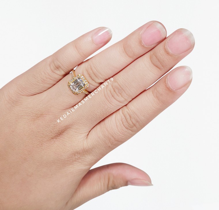 Merchant9 Cincin Emas Permata Cera M9008