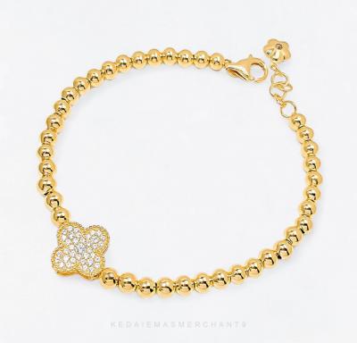 Merchant9 Rantai Tangan Pearl VC Permata L:1.1CM