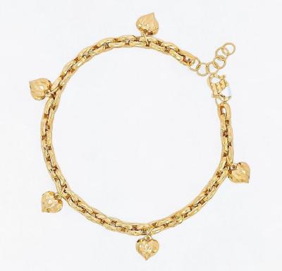 Merchant9 Rantai Tangan Sauh Dimensi Gantung Love L:0.4CM