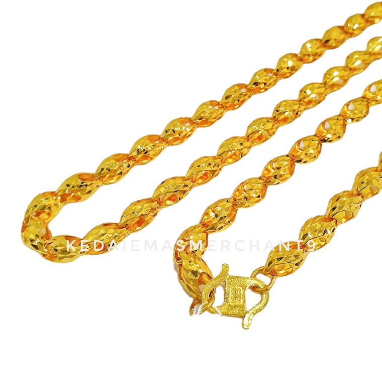 Merchant9 Rantai Leher Siput Dimensi L:0.5CM