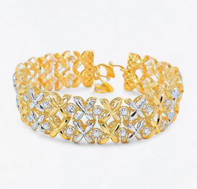 Merchant9 Rantai Tangan Bunga Tanjung Kerawang 2 Layer 2C L:1.6CM