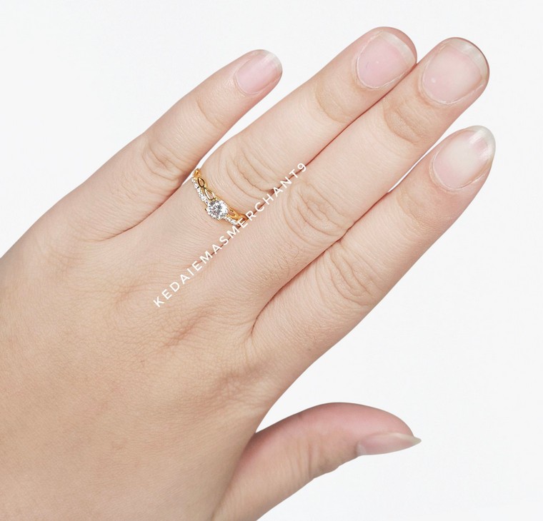 Merchant9 Cincin Emas Permata 6801