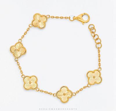 Merchant9 Rantai Tangan Sauh Vc 5 Clover L:1.1CM