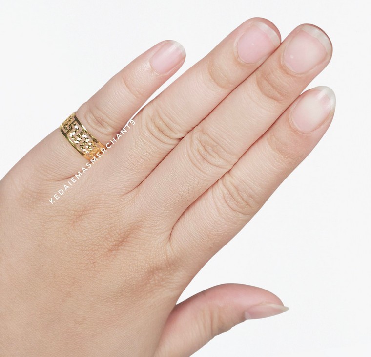 Merchant9 Cincin Emas FD Full L:0.7CM