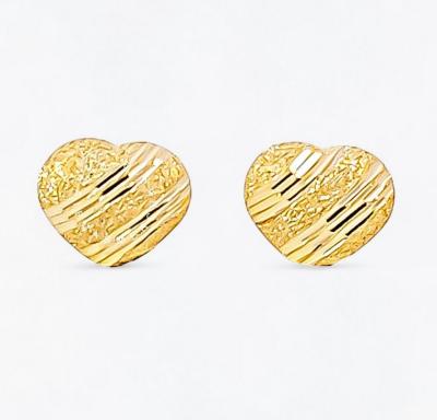 Merchant9 Subang Paku Love Stripes Pasir L:0.8CM