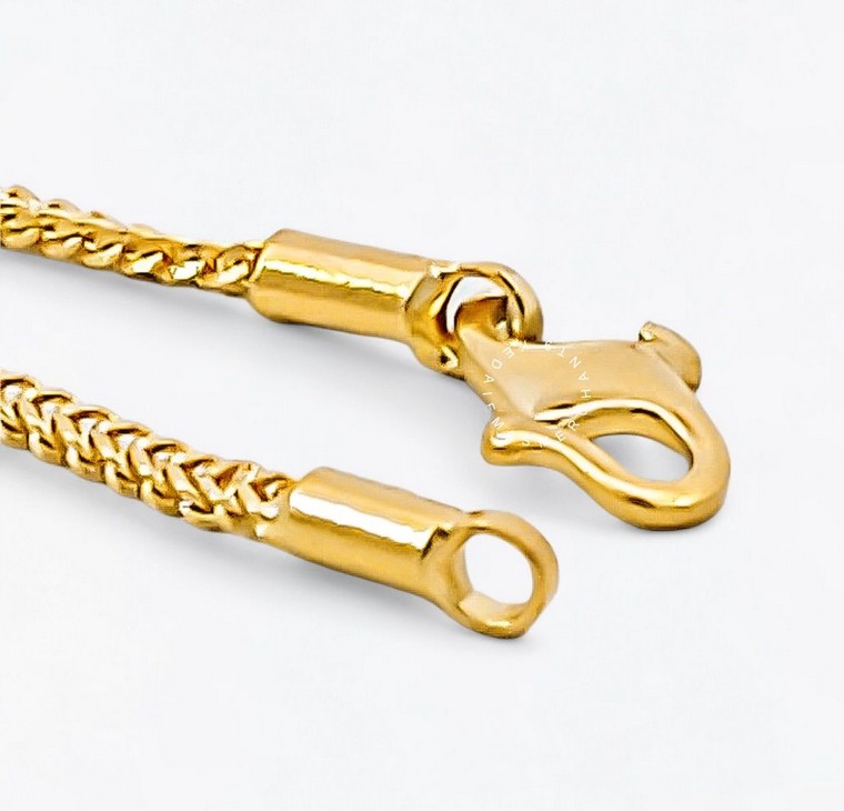 Merchant9 Rantai Leher Mesin Box Padu L:0.15CM