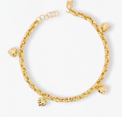 Merchant9 Rantai Tangan Sauh Dimensi Gantung Love L:0.4CM
