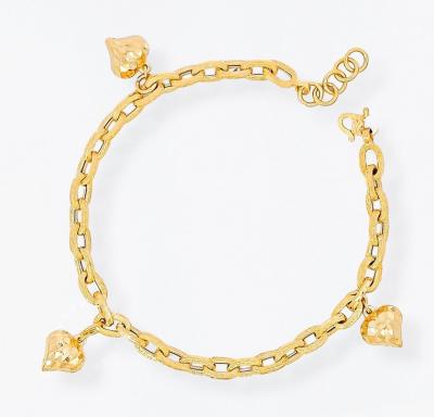 Merchant9 Rantai Tangan Sauh Oval Pasir Gantung Love L:0.4CM