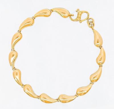 Merchant9 Rantai Tangan Teardrop Polish L:0.55CM