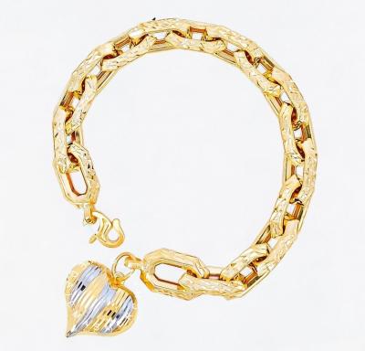 Merchant9 Rantai Tangan Sauh Hexagon Love Avatar 2C L:1.1CM