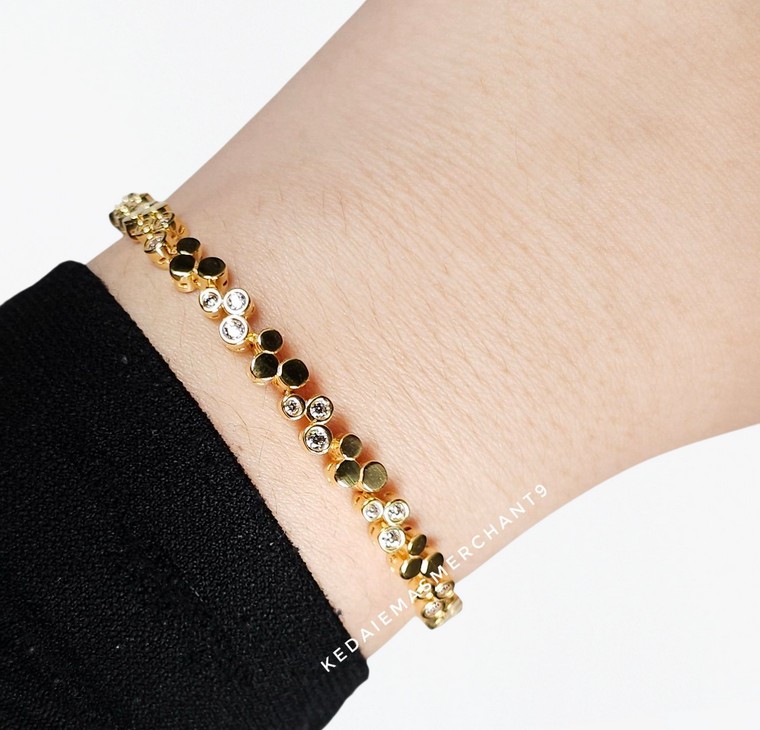 Merchant9 Rantai Tangan Mickey Permata L:0.5CM