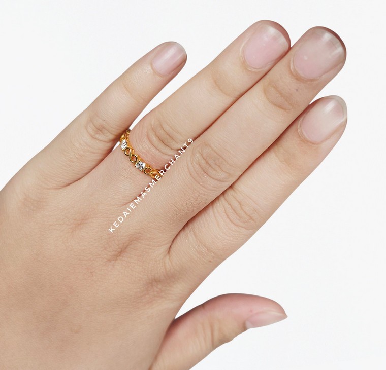 Merchant9 Cincin Emas Permata Cera CR9188