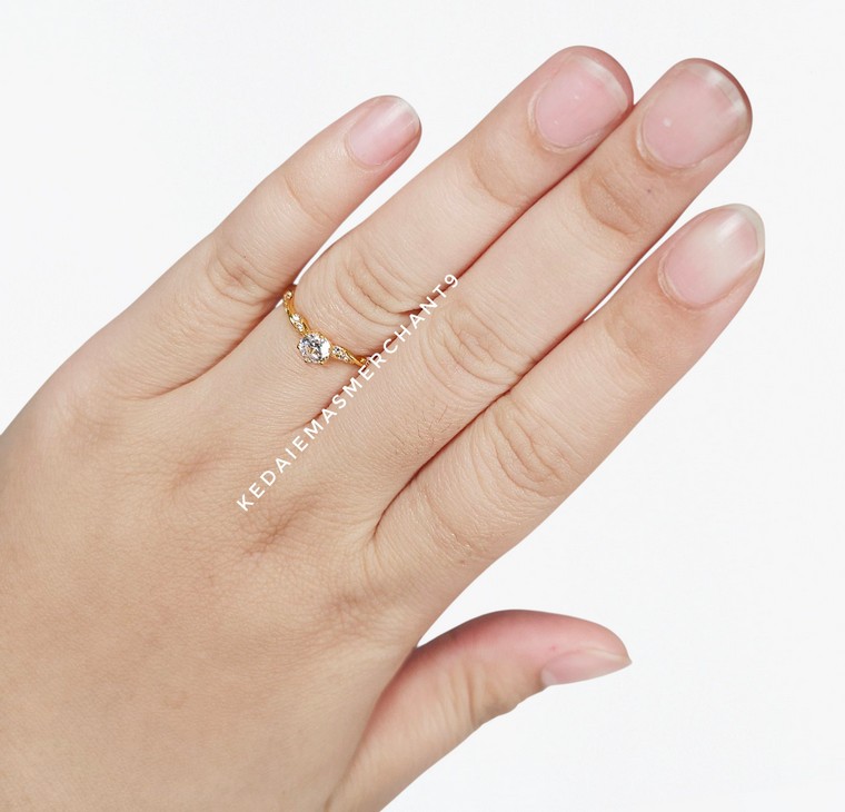Merchant9 Cincin Emas Permata Cera CR9197