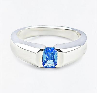 Merchant9 Cincin Perak Batu Biru