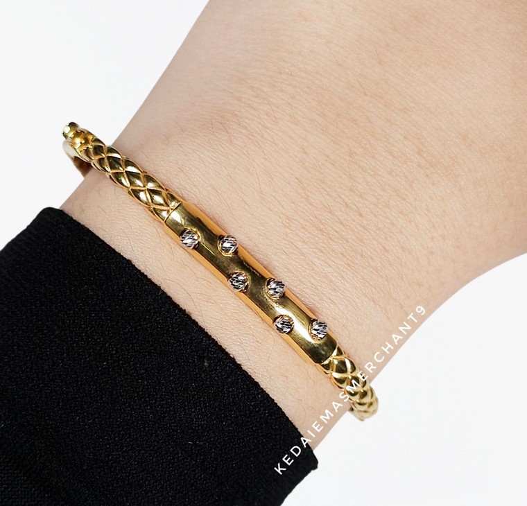 Merchant9 Gelang Snake Skin Candy Dimensi 2C L:0.5CM (OVAL)