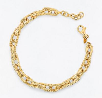 Merchant9 Rantai Tangan Paperclip Rope Polish L:0.6CM