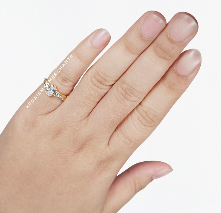 Merchant9 Cincin Emas Permata Cera CR9179