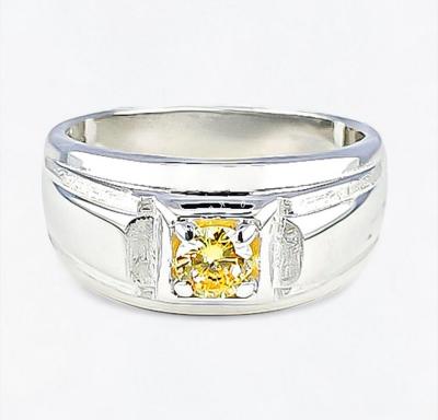 Merchant9 Cincin Perak Batu Kuning Damar