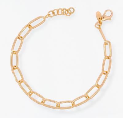 Merchant9 Rantai Tangan Paperclip Polish L:0.6CM