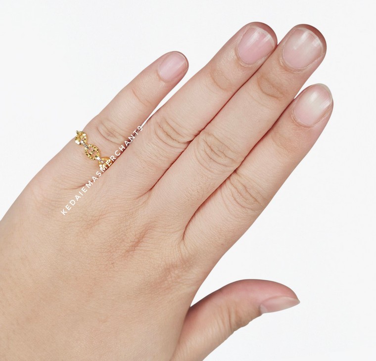 Merchant9 Cincin Emas DR Chrome L:0.45CM