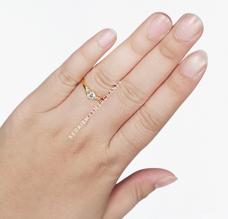Merchant9 Cincin Emas Permata Cera CR9173