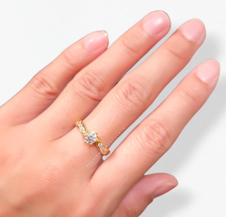 Merchant9 Cincin Emas Permata 6094