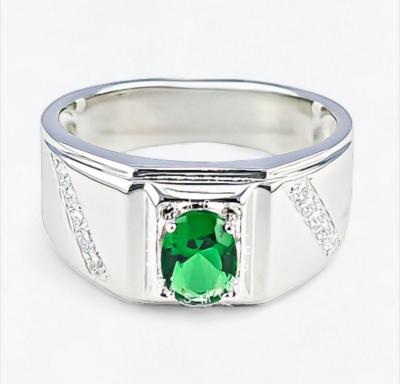 Merchant9 Cincin Perak Batu Hijau