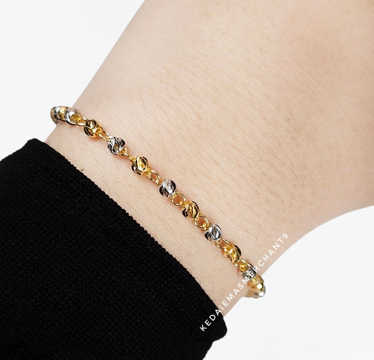 Merchant9 Rantai Tangan Candy Kerawang 2C L:0.3CM