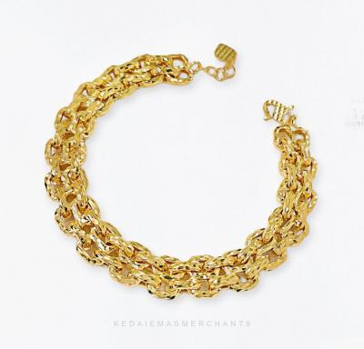 Merchant9 Rantai Tangan Sauh 2 Layer L:0.9CM