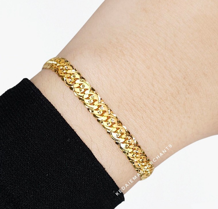 Merchant9 Rantai Tangan Puteri Padu Kait 2 L:0.65CM