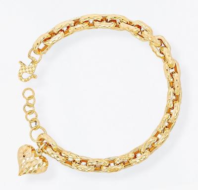 Merchant9 Rantai Tangan Sauh Dimensi Love Gantung L:0.7CM