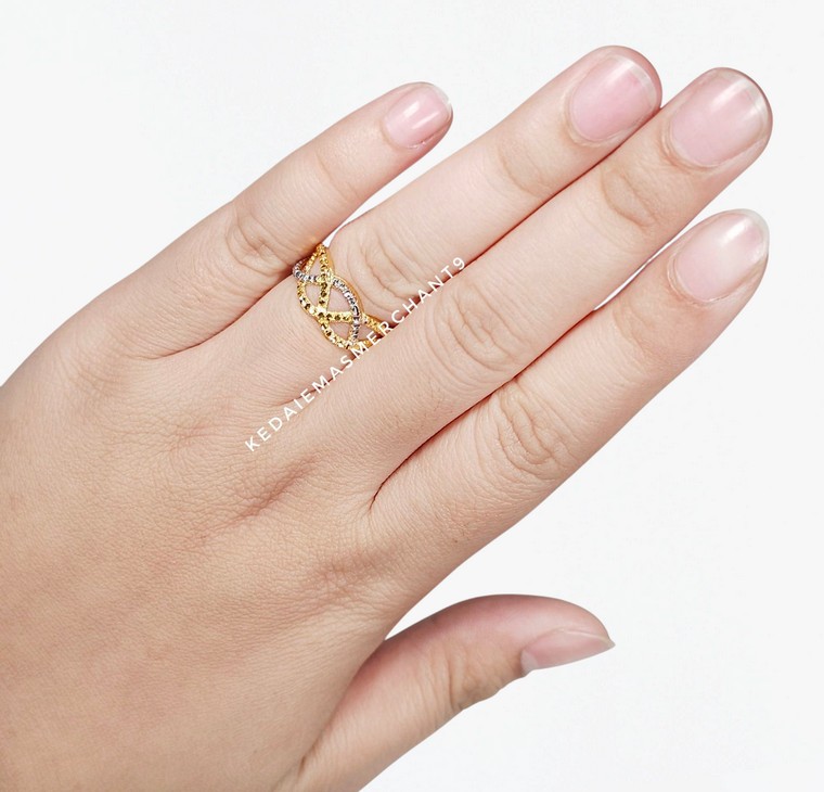 Merchant9 Cincin Emas Tocang Diamond Cut