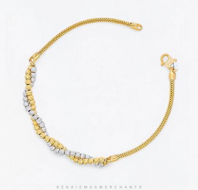 Merchant9 Rantai Tangan Belut Choker Boba Tocang Chrome