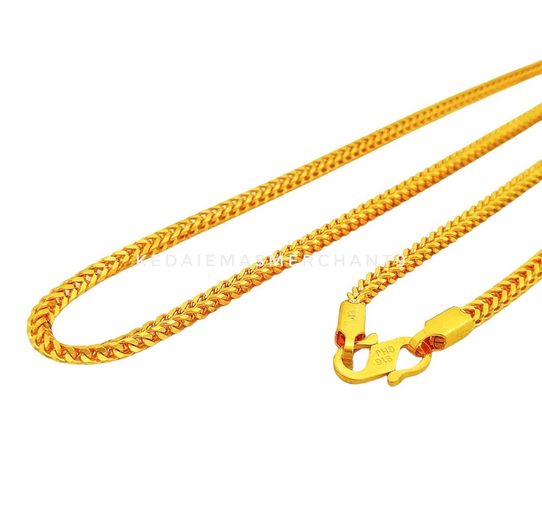 Merchant9 Rantai Leher Mesin Box Padu L:0.3CM