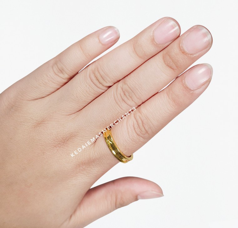 Merchant9 Cincin Emas Bvl Fullgold L:0.4CM