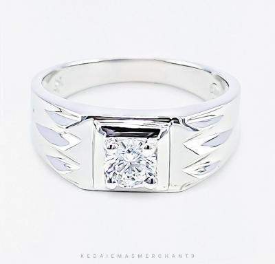 Merchant9 Cincin Perak Batu Putih 3405
