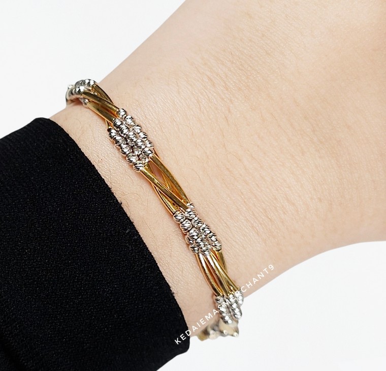 Merchant9 Rantai Tangan Megan Tocang 4 Boba 2C L:0.5CM