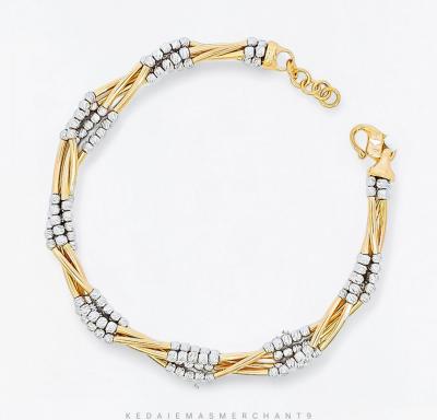 Merchant9 Rantai Tangan Megan Tocang 4 Boba 2C L:0.5CM