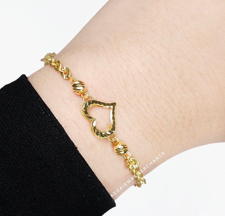 Merchant9 Rantai Tangan Choker Polo Candy Dimensi Love L:0.25CM