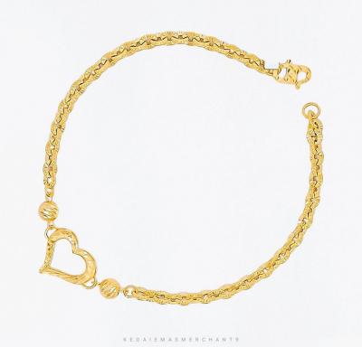Merchant9 Rantai Tangan Choker Polo Candy Dimensi Love L:0.25CM