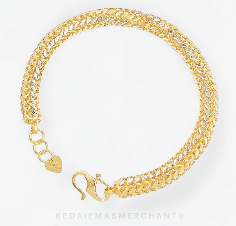 Rantai Tangan Snake Kerawang 2C L:0.6CM