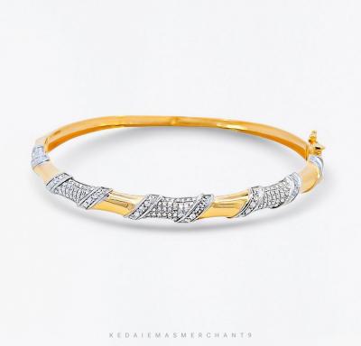 Merchant9 Gelang Bamboo Diamond Cut 2C L:0.45CM