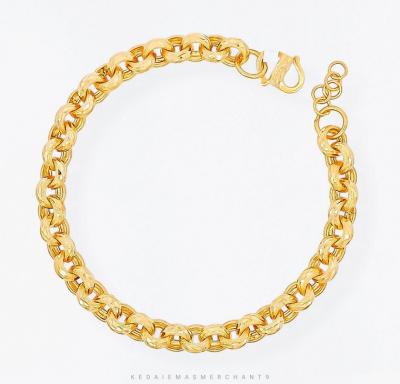 Merchant9 Rantai Tangan Kendi Dimensi Pasir L:0.55CM